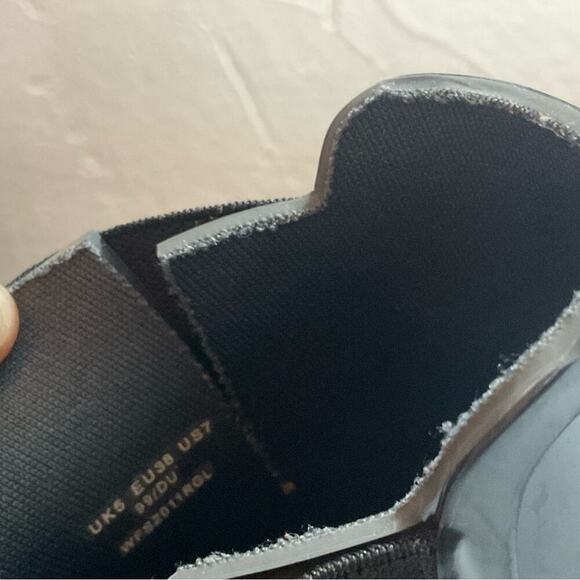 Hunter Chelsea Quilted Rain Boots Women’s Dark Slate Grey 6 Original Refined - Picture 8 of 8